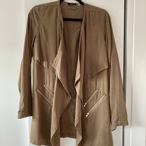Dex Army Green Flowy Jacket - Picture 1 of 7